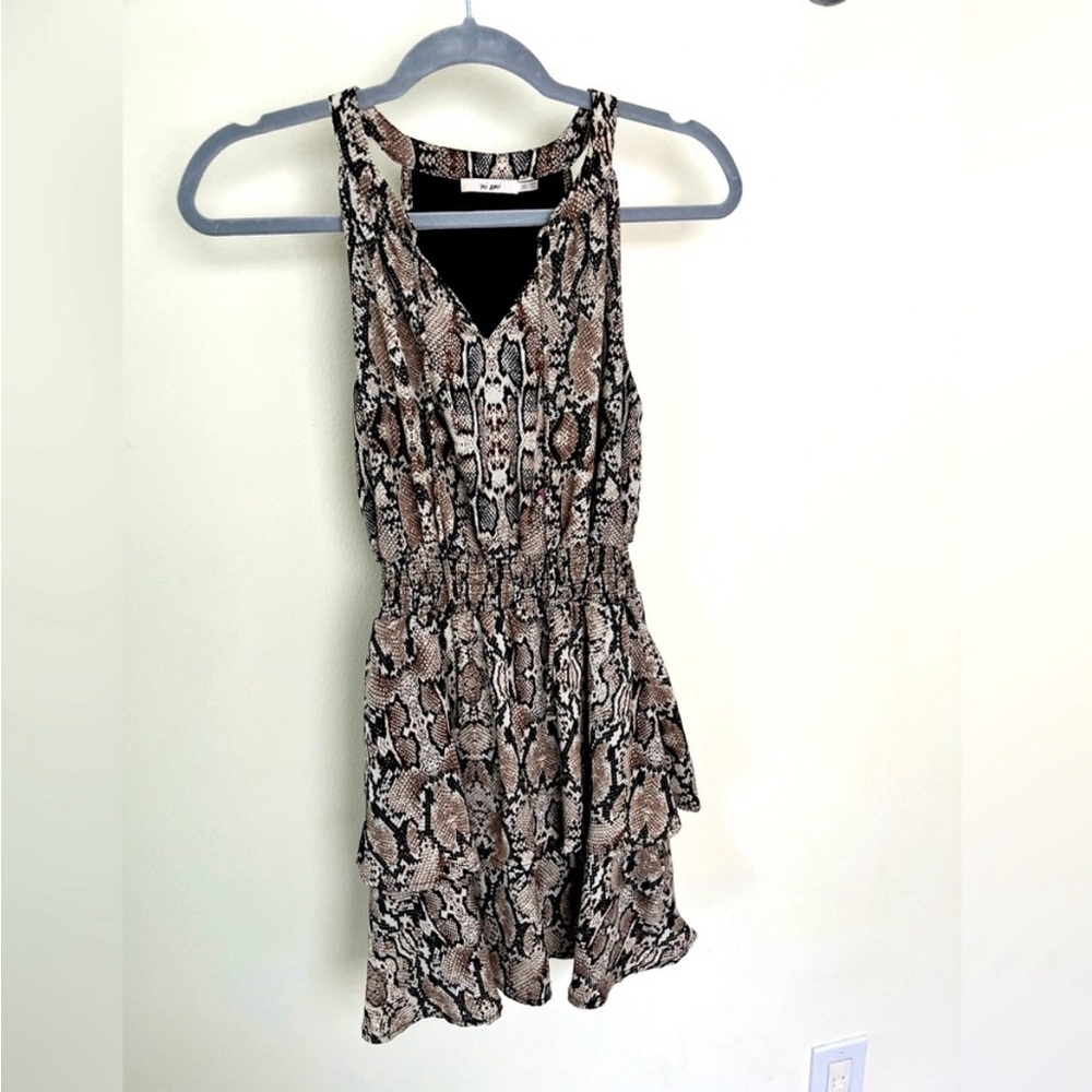 Mi Ami animal print mini dress. Size XS.